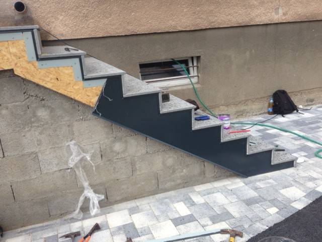 Habillage d&#8217;escaliers et terrasses Guebwiller 1